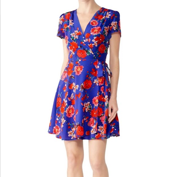 🎀 Yumi Kim Kennedy dress floral wrap Small